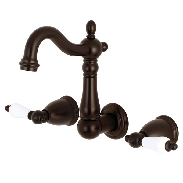 Heritage KS1225PL 8-Inch Center Wall Mount Bathroom Faucet KS1225PL - main